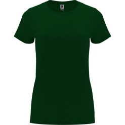 Damska Koszulka Z Krótkim Rękawem Capri. Czerwone bluzki damskie ROLY, xl, bez wzorów, bez kołnierzyka, bez ramiączek. Za 54.99 zł.