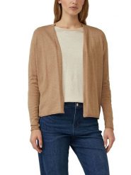 S.Oliver Kardigan w kolorze jasnobrązowym rozmiar: 42. Brązowe kardigany damskie S.Oliver, s, bez wzorów. Za 52.99 zł.