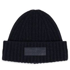 Czapka Tommy Hilfiger. Niebieskie czapki damskie Tommy Hilfiger, na zimę, bez wzorów. Za 269.99 zł.
