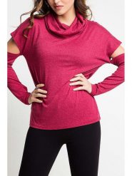 Milan Kiss Koszulka w kolorze różowym rozmiar: S. Różowe koszulki damskie Milan Kiss, s, bez wzorów, bez kołnierzyka, bez ramiączek. Za 60.99 zł.