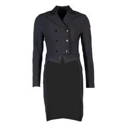 Marynarka damska HKM Jill. Czarne marynarki i żakiety damskie HKM, z aplikacjami, z materiału, eleganckie. Za 694.00 zł.