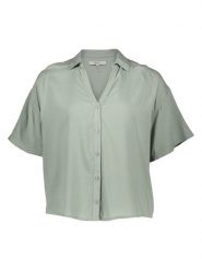 Pepe Jeans Bluzka w kolorze miętowym rozmiar: S. Zielone bluzki damskie Pepe Jeans, s, bez wzorów, z jeansu, bez kołnierzyka, bez ramiączek. Za 146.95 zł.