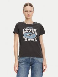 Levi's® T-Shirt 17369-3023 Czarny Regular Fit. Czarne t-shirty damskie s, bez wzorów, z bawełny, bez kołnierzyka. Za 89.99 zł.