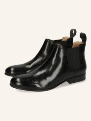 MELVIN & HAMILTON Skórzane sztyblety "Sally 16" w kolorze czarnym rozmiar: 40. Czarne botki damskie Melvin & Hamilton, ze skóry. Za 482.03 zł.