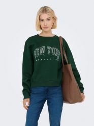ONLY Bluza w kolorze zielonym rozmiar: XL. Zielone bluzy damskie Only, xl, bez wzorów, bez kaptura. Za 85.45 zł.