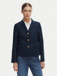 Tommy Hilfiger Marynarka WW0WW49335 Granatowy Slim Fit. Niebieskie marynarki i żakiety damskie Tommy Hilfiger, bez wzorów, z syntetyku. Za 1,199.00 zł.