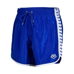 Spodenki Arena Icons Team Stripe Boxer. Niebieskie spodenki sportowe damskie Arena, m, bez wzorów, z materiału. Za 139.99 zł.