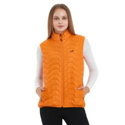 Kamizelka turystyczna damska Woolona Merino. Brązowe kamizelki damskie WOOLONA, l, bez wzorów, z wełny, bez kaptura. W wyprzedaży za 378.00 zł.