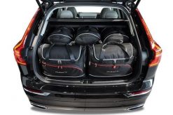 Torby Do Bagażnika Volvo Xc60 2017+ 5Szt Kjust. Czarne torby podróżne KJUST, bez wzorów, z kauczuku. Za 1,517.00 zł.