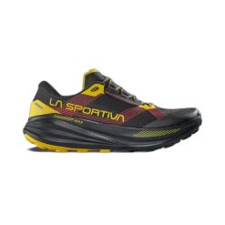 Buty trekkingowe La Sportiva Prodigio Max. Czarne obuwie trekkingowe damskie La Sportiva, z materiału, bez zapięcia. Za 720.49 zł.