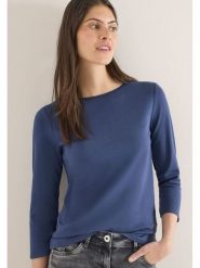 Cecil Koszulka w kolorze niebieskim rozmiar: XL. Niebieskie bluzki damskie Cecil, xl, bez wzorów, z bawełny, bez kołnierzyka, bez ramiączek. Za 69.91 zł.