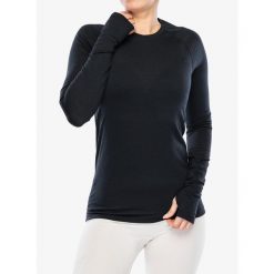 Bluza termoaktywna damska Houdini Desoli Light Crew. Czarne bluzy damskie Houdini, na zimę, s, bez wzorów, bez kaptura. Za 371.99 zł.