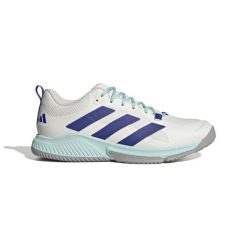 Buty halowe adidas Court Team Bounce 2.0. Białe obuwie sportowe treningowe Adidas, do koszykówki. W wyprzedaży za 362.55 zł.
