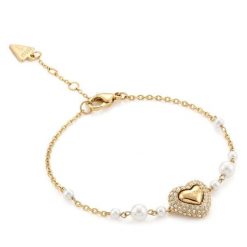 Bransoletka Guess. Żółte bransoletki damskie Guess, złote. Za 231.99 zł.