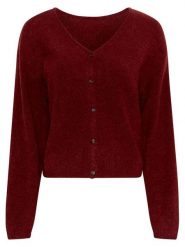 MOSS COPENHAGEN Kardigan "Milania" w kolorze bordowym rozmiar: XS/S. Czerwone kardigany damskie Moss Copenhagen, s, bez wzorów, z poliamidu. Za 222.94 zł.