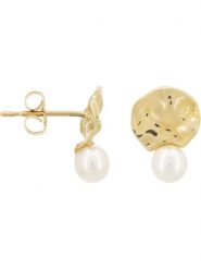 BY COLETTE Złote kolczyki-wkrętki "Paloma Pearl" z perłami rozmiar: onesize. Żółte kolczyki damskie BY COLETTE, z perłą, złote. Za 417.28 zł.