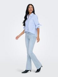 ONLY Dżinsy - Skinny fit - w kolorze błękitnym rozmiar: XS/L32. Niebieskie jeansy damskie Only. Za 127.65 zł.