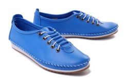 ARTIKER RELAKS 52C0663 blue, półbuty damskie. Niebieskie półbuty damskie Artiker Relaks, bez wzorów, ze skóry, bez obcasa, bez zapięcia. Za 125.94 zł.