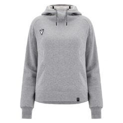 Bluza damska z kapturem Macron FCE Inari. Szare bluzy damskie Macron, m, bez wzorów, z bawełny, z kapturem. Za 362.45 zł.
