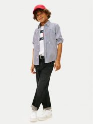 Tommy Hilfiger Koszula KB0KB10155 Granatowy Regular Fit. Niebieskie koszule chłopięce Tommy Hilfiger, bez wzorów, z bawełny, bez kołnierzyka, bez ramiączek. Za 269.99 zł.