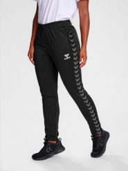 Spodnie damskie dresowe sportowe Hummel Authentic Poly Pants. Czarne spodnie sportowe damskie Hummel, m, bez wzorów, z dresówki, z standardowym stanem, do biegania. Za 228.40 zł.
