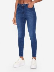 Mustang Jeansy Georgia 1013577 Granatowy Super Skinny Fit. Niebieskie rurki damskie Mustang, bez wzorów, z bawełny. Za 309.99 zł.