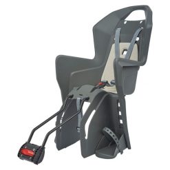 Fotelik Rowerowy Na Tylną Mała Rama/29er Koolah. Szare foteliki rowerowe POLISPORT MOVE. Za 249.99 zł.