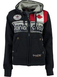 Canadian Peak Bluza "Flashy" w kolorze granatowym rozmiar: M. Niebieskie bluzy damskie Canadian Peak, m, z aplikacjami, z bawełny, bez kaptura. Za 118.56 zł.
