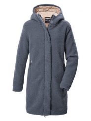 Killtec Parka polarowa "GW 95" w kolorze niebieskim rozmiar: 46. Niebieskie parki damskie Killtec, z polaru, bez kaptura. Za 283.48 zł.