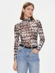 Hugo Bluzka Damaryllis 50505290 Kolorowy Slim Fit. Bluzki damskie Hugo, xs, bez wzorów, z syntetyku, bez kołnierzyka, bez ramiączek. W wyprzedaży za 399.99 zł.