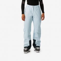 Spodnie narciarskie i snowboardowe damskie Wedze Ski 100. Czarne spodnie sportowe damskie WED'ZE, na zimę, m, bez wzorów, z materiału, narciarskie. Za 179.99 zł.