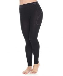 Legginsy wełniane z długą nogawką damskie Brubeck ACTIVE WOOL. Czarne legginsy damskie Brubeck, xl, bez wzorów, z dzianiny. Za 183.49 zł.