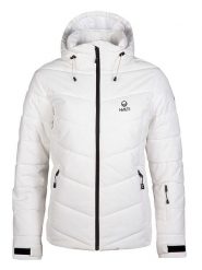 Halti Kurtka narciarska "Mellow" w kolorze białym rozmiar: 40. Białe kurtki sportowe damskie Halti, bez wzorów, bez kaptura. Za 437.17 zł.