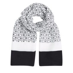 Chusta Calvin Klein. Czarne chusty damskie Calvin Klein, bez wzorów. Za 169.99 zł.