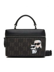 KARL LAGERFELD Torebka B1W32014 Brązowy. Brązowe torebki klasyczne damskie KARL LAGERFELD, ze skóry, bez dodatków. Za 649.99 zł.