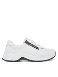 Remonte Sneakersy D0G12-80 Biały. Białe obuwie sportowe damskie Remonte, ze skóry, bez zapięcia. Za 399.99 zł.