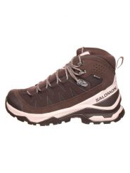 SALOMON Skórzane buty trekkingowe "Quest Echo Gore-Tex" w kolorze brązowym rozmiar: 42. Brązowe obuwie trekkingowe damskie Salomon, z gore-texu, bez zapięcia. Za 514.95 zł.