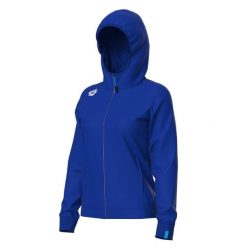 Bluza damska z kapturem Arena Team Panel. Czerwone bluzy damskie Arena, xs, bez wzorów, z bawełny, z kapturem. Za 363.95 zł.