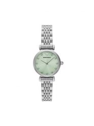 Emporio Armani Zegarek Gianni AR11667 Srebrny. Szare, analogowe zegarki damskie Emporio Armani, srebrne. Za 1,089.00 zł.
