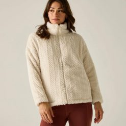 Damska bluza polarowa Ayana z zamkiem błyskawicznym. Zielone bluzy damskie Regatta, na zimę, bez wzorów, z materiału, bez kaptura. Za 229.99 zł.
