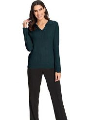 WITT WEIDEN Wełniany sweter w kolorze zielonym rozmiar: 52. Zielone swetry klasyczne damskie WITT WEIDEN, z wełny, bez kołnierzyka. Za 123.25 zł.