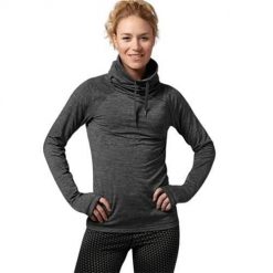 Bluza treningowa damska Reebok Z92279. Szare bluzy damskie Reebok, l, bez wzorów, z materiału, bez kaptura. Za 183.00 zł.