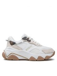 Guess Sneakersy Micola FL7MIC FAL12 Biały. Białe obuwie sportowe damskie Guess, z materiału, bez zapięcia. Za 379.99 zł.