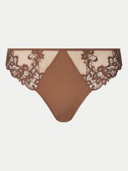 Simone Pérèle Stringi Saga 15C700 Brązowy. Brązowe stringi Simone Pérèle, bez wzorów, z syntetyku. Za 129.99 zł.