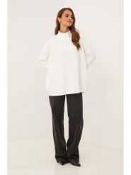 Soft Cashmere Sweter w kolorze białym rozmiar: 34/36. Białe swetry klasyczne damskie Soft Cashmere, bez kołnierzyka. Za 152.99 zł.