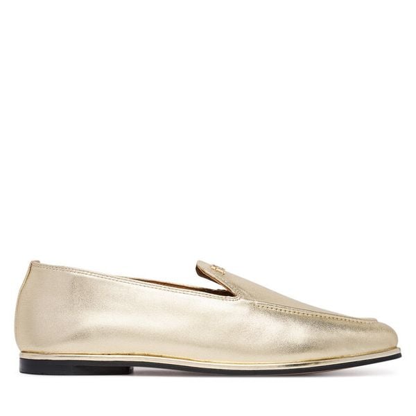 Lordsy Tommy Hilfiger. Żółte półbuty damskie Tommy Hilfiger, bez wzorów, bez obcasa, bez zapięcia. Za 381.99 zł.