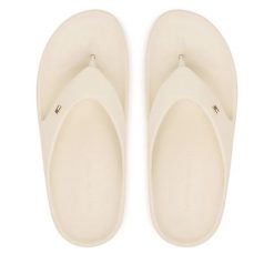 Japonki Tommy Hilfiger. Klapki damskie Tommy Hilfiger, bez wzorów, bez obcasa, bez zapięcia. Za 189.99 zł.