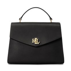 Torebka LAUREN RALPH LAUREN. Czarne kuferki damskie Lauren Ralph Lauren, bez wzorów, bez dodatków. Za 1,569.00 zł.
