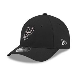 Czapka z daszkiem New Era 9FORTY NBA San Antonio Spurs Team M-Crown 60755485. Czarne czapki z daszkiem damskie New Era, bez wzorów. Za 121.90 zł.