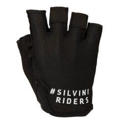 Silvini rękawiczki rowerowe UA2523 Varena – unisex, z odblaskami. Czarne rękawiczki damskie Silvini, bez wzorów. Za 119.99 zł.
